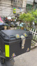 MTN36L 45L电动车后备箱大容量 加厚防水后置储物箱 踏板摩托车尾箱 45L黑色 内衬版（内衬+缓震底座+螺丝包） 实拍图