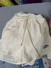 纯色简约运动休闲短裤女夏季外穿宽松高腰显瘦休闲阔腿热裤潮 sus短裤灰色 2XL 实拍图