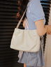 VANESSA HOGAN VH女包柔柔褶皱包百搭通勤托特包大容量单肩包腋下包圣诞礼物 米白 (大容量 简约柔软) 实拍图