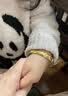 星卡龙黄金樱花金鱼推拉手镯999足金包银调节520情人节送老婆送妈妈礼物 包金3.5克金鱼樱花手镯总约30克 实拍图