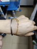 周大福 心形爱心黄金双层手链(工费260)17.5cm约5.05g EOF63 实拍图