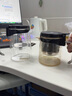 邦田（Bonston）玻璃内胆飘逸杯一键过滤泡茶壶家用办公茶水分离冲泡神器茶具套装 【店长推荐】鹰嘴550ml 实拍图