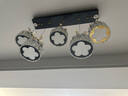 世澜 轻奢水晶吊灯简约现代餐厅灯温馨浪漫吧台吊灯广东中山灯具 长盘-黑色-3头58*90CM-无极 实拍图