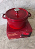 翰乐舒心大叔系列埃尔珐精铁炖汤家用煲汤锅至尊珐琅锅电磁炉燃气灶用 HL-IRFA11-2 中国红 24cm 实拍图