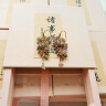 原创轻奢新国风油画风森系耳环渐变多彩耳饰长款流苏耳钉甜美风新 西瓜碧玺 珠宝级 实拍图