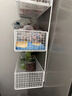 百目源冰箱架侧面边置物收纳架厨房用品多层保鲜膜调料瓶免打孔侧壁挂架 黑色双层大号挂钩【冰箱款】 实拍图