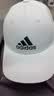 adidas经典百搭日常通勤运动遮阳棒球帽子太阳帽男女阿迪达斯官方 白/黑色   OSFW(女子) 实拍图