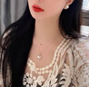 老凤祥雅韵珍珠银项链女妈妈款锁骨链新年圣诞节礼物送妈妈婆婆长辈生日 次日达*足银雅韵珍珠项链 实拍图
