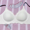 【热销爆款】内衣少女u型薄款bra胸罩无痕无钢圈小胸聚拢文胸防震 奶白色 XL【38/85AB】 实拍图