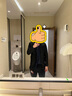 罗蒙男士西服套装商务职业正装小西装结婚新郎上班春秋季修身外套 黑色（单件西服） XL 实拍图