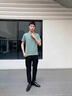 夏季款冰丝高端刺绣polo衫商务休闲男士修身短袖撞色翻领t恤上衣 KC-A10白色 (凉感冰丝款) 2XL （建议140-155斤以内） 实拍图