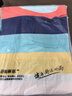 夏季百搭圆领条纹短袖t恤女装新款宽松上衣休闲弹力学生体恤衫ins 彩条 L【建议100-125斤】 实拍图