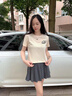 班尼路（Baleno）100%纯棉短款短袖t恤打底衫女2025夏季女装新款甜美可爱内搭衣服 实拍图
