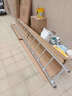瑞洋梯子加厚铝合金家用梯子稳固冲压直梯单面阁楼爬梯上下铺梯子楼梯 德标加厚1.5米 实拍图