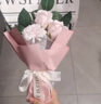 初朵3朵玫瑰康乃馨香皂永生花束生日礼物女七夕情人节教师【非鲜花】 实拍图
