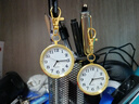 大数字清晰夜光 钥匙扣挂表护士学生考试用进场公务员怀表老人 金色 实拍图