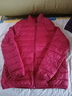 鸭鸭（YAYA）轻薄羽绒服女短款立领薄款秋冬保暖时尚休闲立领外套K 中国红 2XL 175 实拍图