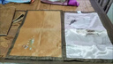 夏季凉席枕套冰丝凉滕一对装枕芯套夏天家用48*74学生40*60凉爽 深棕叶（凉席透气凉藤枕套拉链款 一对 74cm*48cm 尺寸枕套～2个 实拍图
