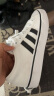 adidas预售 NIZZA休闲复古篮球风帆布鞋男女阿迪达斯官方三叶草 白/一号黑     37 实拍图