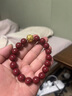 中国黄金（CHINA GOLD）足金六字真言转运珠3D硬金福字手链男女DIY串珠金钱珠送生日礼物 14mm金钱珠 约1.4g 实拍图