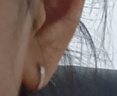 Lnieer999足银耳环女款圈圈高级感ins风耳骨钉睡觉免摘养耳洞银耳圈耳饰 999足银 12mm耳圈一对[适合耳垂] 实拍图