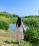 相伊恋人长款防晒衣女修身25年夏季新款外穿连衣裙小个子冰丝薄款长袖外套 藕粉色 【UPF50+超薄透气】 L 【推荐80-100斤】 实拍图