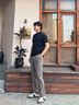 劲霸男装男士polo衫男纯色时尚休闲百搭多彩夏季短袖|FTBG2381 黑色 L 实拍图
