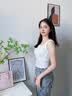 美式宽肩遮副乳吊带背心女内搭夏季薄款修身简约洋气百搭打底上衣 白色 L 【推荐110-135斤】 实拍图