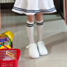 尼多熊儿童长筒袜夏季网眼袜子透气女童中筒学生袜男童运动足球袜 实拍图