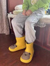 幸福玛丽（Cheerful Mario）宝宝雨靴儿童雨鞋防水婴儿幼儿男童女童水鞋男孩女孩女款内长18cm 实拍图