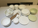 顺祥陶瓷纯白碗碟套装家用轻奢餐具高级感碗盘乔迁送礼高温釉下彩 盛世纯白8人食46头【汤锅版】 实拍图