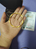 京东京造 莫比乌斯金镶钻手镯 生日礼物送女友送老婆58号>5g 实拍图