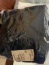 无印良品（MUJI）女式 棱纹编织 圆领短款针织衫 长袖女款 女装 薄款毛衣 藏青色 L (165/88A) 实拍图