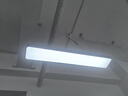 毅胜 led办公室吊灯长条灯车间工作会议室灯具商场超市网吧工程条形灯 银1200*200配LED 38W 实拍图