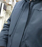 京东京造冬季短款连帽滑雪羽绒服户外派克服加厚保暖外套男 深海蓝 XXL 实拍图