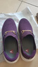 足力健老人鞋秋季女鞋套脚妈妈鞋艾草健康健步散步鞋休闲鞋 1614L绛紫38 实拍图