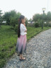 蓝贝妮童装女童夏季套装2025新款女孩裙子短袖洋气夏装儿童衣服大童女装 粉色 120 码建议身高110CM 实拍图