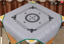 华圣麻将桌布加厚 双面家用宿舍麻将毯桌游1米*1米 带四口袋 颜色随机 实拍图