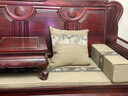 骆易家（Lorica）双面可用-红木沙发坐垫中式实木家具沙发垫新中式套罩防滑海绵垫 麻色-国色芳华(防水多丽丝麻) 专业定制【联系客服，测量报价】 实拍图