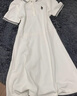 Teenie Weenie小熊休闲通勤气质收腰Polo白色连衣裙夏装连身裙女装裙子 象牙白 S (160) 实拍图
