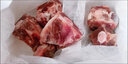 顺丰 新鲜带肉猪腿骨多肉筒子骨猪大骨带骨髓酱骨头鲜冻 4斤多肉后筒骨  多肉多骨髓 对切 实拍图