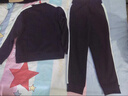 彪马新款儿童针织长袖套装T7拼接 黑色90001 160  实拍图