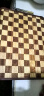 好管家棋盘格相思木菜板抗菌防霉家用不锈钢双面案板实木砧板40*30*2.6 实拍图
