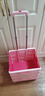 小帮手买菜家用小车购物手拉车买菜神器快递小拖车折叠购物车便携小推车 两轮大号65L玫粉色 实拍图