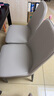 薇纯餐椅家用靠背椅轻奢酒店餐桌椅厨房凳子现代简约软皮椅休闲歺椅子 浅灰色【升级加固】【黑腿】 实拍图