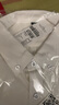 凡客诚品（VANCL）凡客长袖衬衫男水洗牛津纺商务休闲经典舒适衬衫 藏青 40 L 实拍图