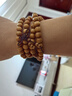 蔓笙老桃木手串男女款108颗护身符佛珠文玩念珠多圈手链送男友礼物 8*108颗 实拍图