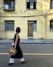 对白【杜鹃同款】法式慵懒针织连衣裙女2025新款通勤气质显瘦裙子 静谧黑 【预售付款后15天发货】 M 实拍图