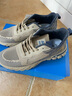 回力官方男鞋子男春夏季运动鞋男缓震跑步鞋男网面鞋男内增高休闲鞋 卡其蓝 41 实拍图