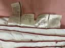 钱皇怦然心动防螨防菌被100%桑蚕丝子母被 被重约3+5斤 220*240cm白色 实拍图